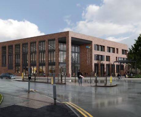 Visualisation of Cardiff and Vale College Barry Waterfront Campus